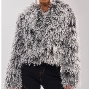 AKIRA RENDEZVOUS SHAGGY FAUX FUR Size XLXL
